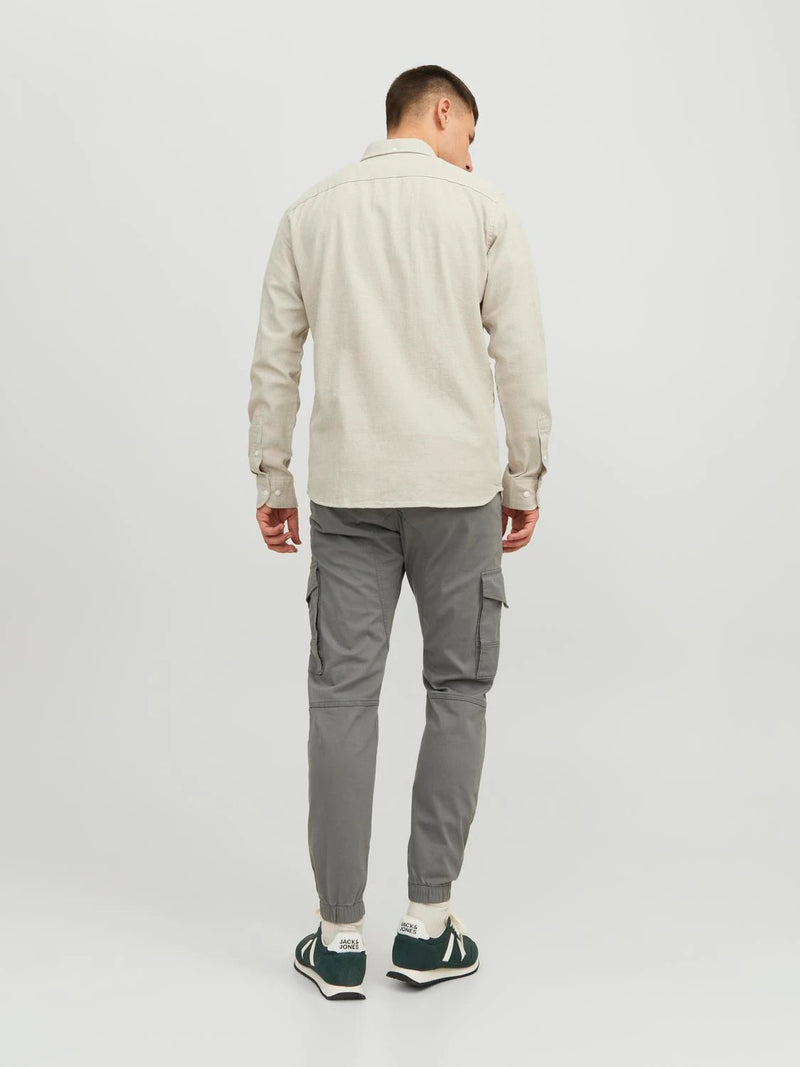 Slim Fit Cargo trousers-Grey / Sedona Sage