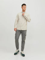 Slim Fit Cargo trousers-Grey / Sedona Sage