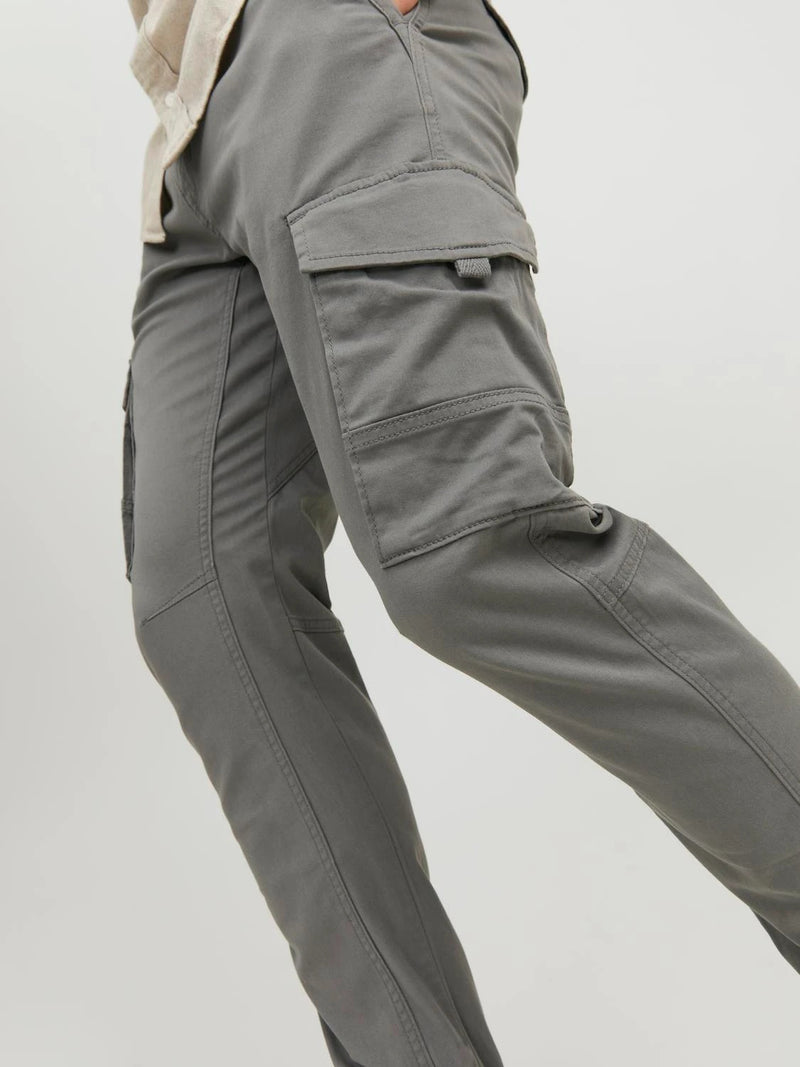 Slim Fit Cargo trousers-Grey / Sedona Sage