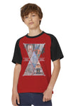 Toddler T-Shirt-Red & Black
